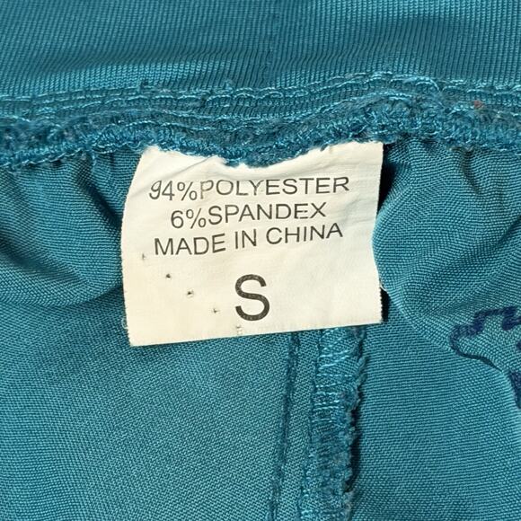 Angie Uniforms Women's Teal Scrub Jogger Pants Size S. - Picture 7 of 11